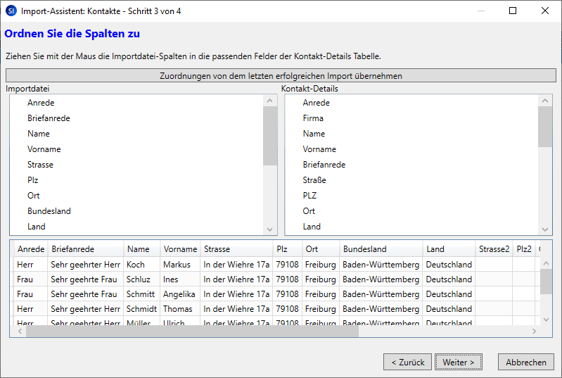 Vergrößern Sie das Bild durch Mausklick