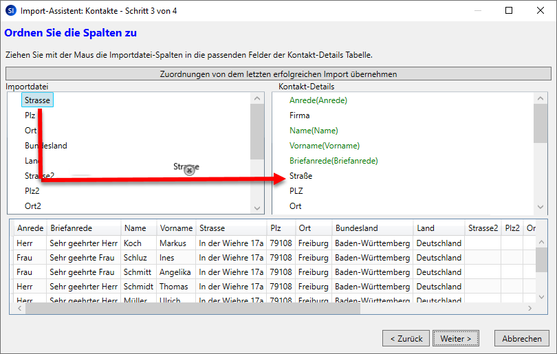 Vergrößern Sie das Bild durch Mausklick