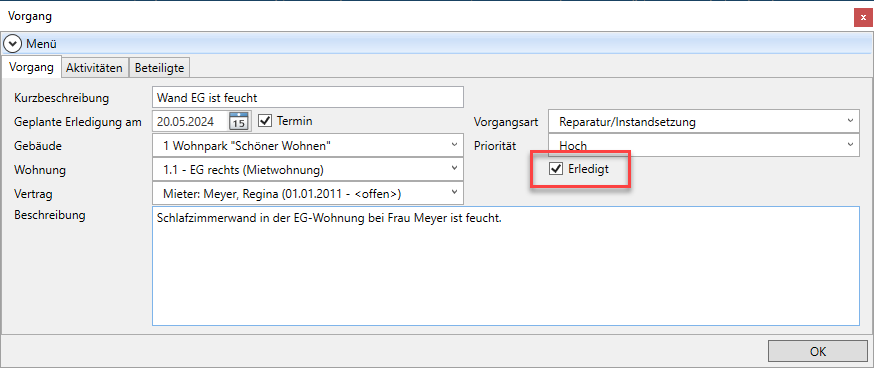 Vergrößern Sie das Bild durch Mausklick